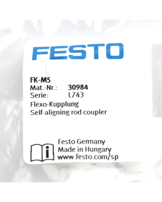 Festo Flexo-Kupplung FK-M5 30984 OVP