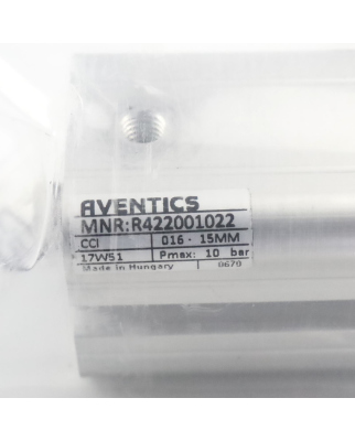 Aventics Pneumatikzylinder R422001022 OVP