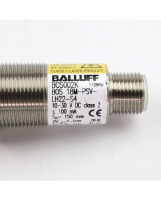 Balluff Lichttaster BOS002K BOS 18M-PSV-LH22-S4 GEB