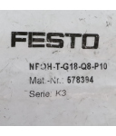 Festo T-Steckverbindung NPQH-T-G18-Q8-P10 578394 (10Stk.) OVP