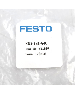 Festo Kupplungsdose KD3-1/8-A-R 531659 OVP