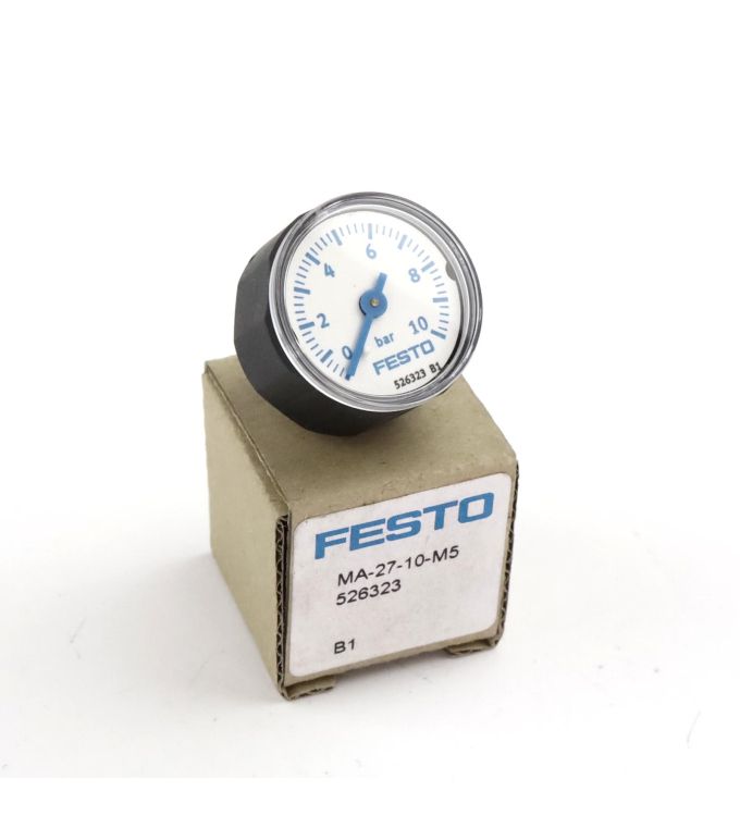 Festo Manometer MA-27-10-M5 526323 OVP