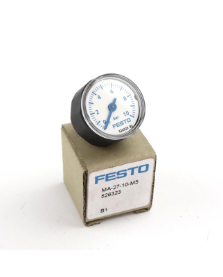 Festo Manometer MA-27-10-M5 526323 OVP