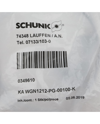 Schunk Kabel KA WGN1212-PG-00100-K 0349610 OVP