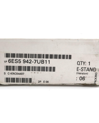 Simatic S5 CPU942B 6ES5 942-7UB11 E-Stand:06 OVP