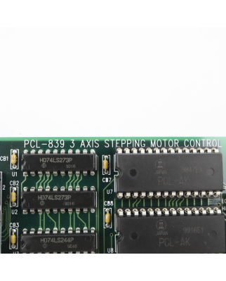 ADVANTECH 3-axis Stepping Motor Control Card PCL-839 NOV