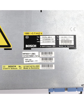Bosch Panel PC PCPNL 486A 1070080984-103 1070074076-205 GEB