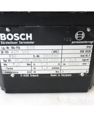 Bosch Servomotor SE-B2.030.060-00.000 1070914600 OVP