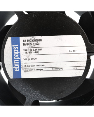 ebm-papst DC-Lüfter DV6424 TDAU GEB