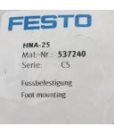 Festo Fußbefestigung HNA-25 537240 (2Stk.) OVP