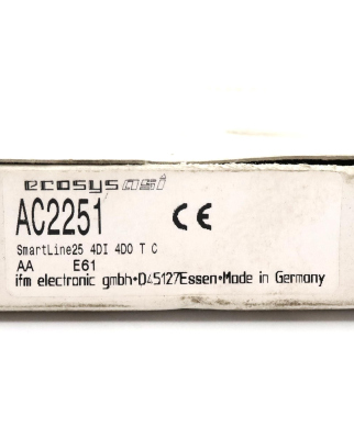 ifm efector AS-Interface AC2251 SmartLine25 4DI 4DO T C OVP
