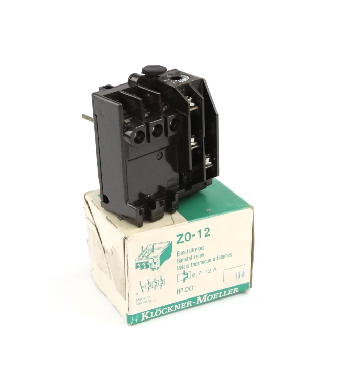 Klöckner Moeller Bimetallrelais Z0-12 OVP