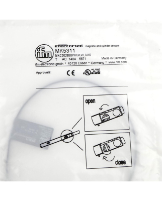 ifm Zylindersensor MK5311 MKC3028BBPKG/G/0,3/AS OVP
