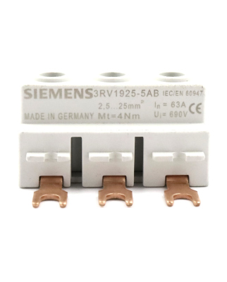 Siemens 3-Phasen-Einspeiseklemme 3RV1925-5AB (15Stk.) NOV