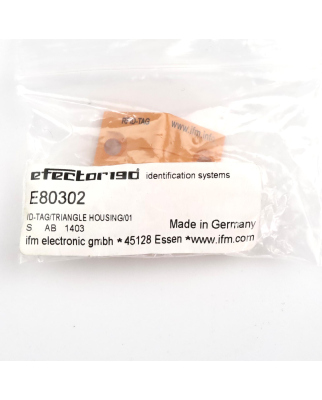 ifm RFID-Tag E80302 ID-TAG/TRIANGLE HOUSING/01 OVP