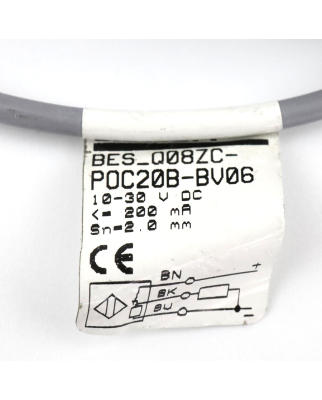 Balluff induktiver Sensor BES Q08ZC-POC20B-BV06 GEB