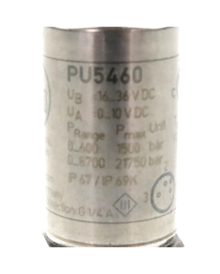 ifm electronic Drucktransmitter PU5460 PU-600-SEG14-B-DVG/US//W NOV