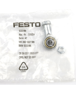 Festo Gelenkkopf SGS-M6 9254 OVP