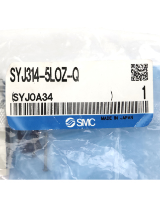 SMC Magnetventil SYJ314-5LOZ-Q OVP