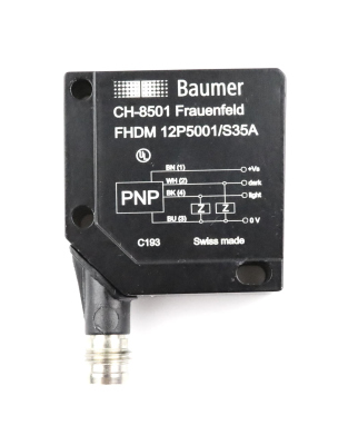 Baumer electric Reflexions-Lichttaster FHDM 12P5001/S35A 10234167 NOV