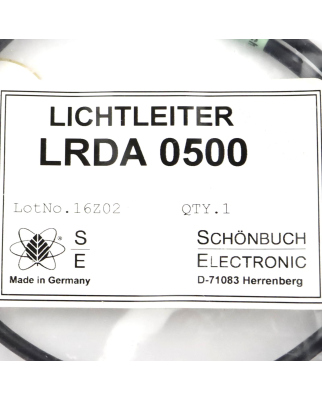 SCHÖNBUCH Lichtleiter LRDA 0500 OVP