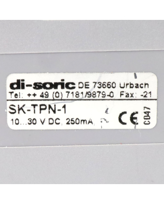 di-soric Signalaufbereitung SK-TPN-1 10-30VDC (4Stk.) GEB