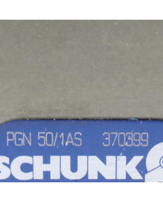 SCHUNK 2-Finger-Parallelgreifer PGN50/1AS 370399 GEB