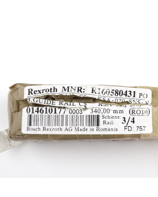 Rexroth Führungsschiene R160580431 460mm OVP