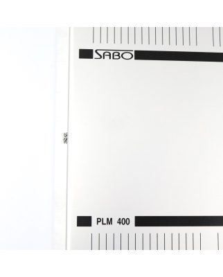 SABO/Intertec Bedientafel PLM 400 NOV