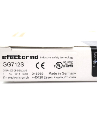 ifm efector Induktiver Sensor GG712S GIGA4005-2PS/SIL2/US...