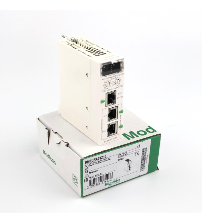 Schneider Electric X80-E-RIO-Kopfadapter BMECRA31210 417401 OVP