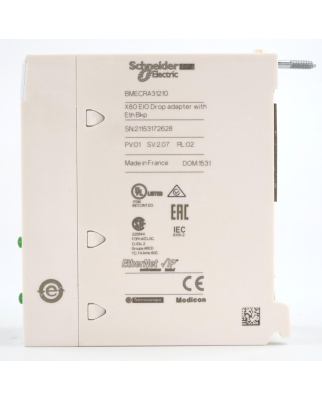 Schneider Electric X80-E-RIO-Kopfadapter BMECRA31210 417401 OVP