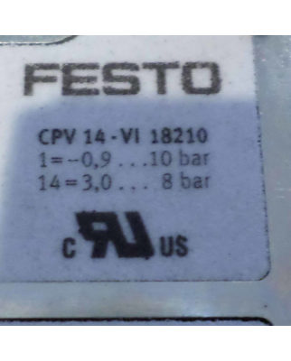 Festo Ventilinsel CPV-14-VI 18210 GEB