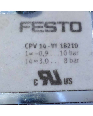 Festo Ventilinsel CPV-14-VI Teile-Nr. 40291 18210 GEB
