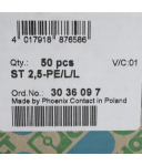 Phoenix Contact Zugfeder-Schutzleiterklemme ST 2,5-PE/L/L 3036097 (50Stk.) OVP