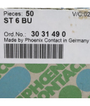 Phoenix Contact Durchgangsklemme ST 6 BU 3031490 (50Stk.) OVP