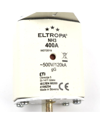 Eltropa NH-Sicherungseinsatz 4181338 500V 400A (3Stk.) OVP