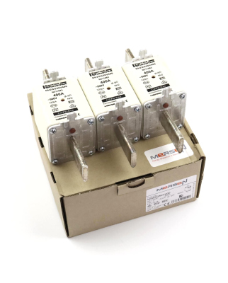 Ferraz-Shawmut/Mersen NH-Sicherungseinsatz NH2GG50V400 500V 400A (3Stk.) OVP
