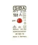SIBA NH-Sicherungseinsatz 20 304 13.160 160A 500V (3Stk.) OVP