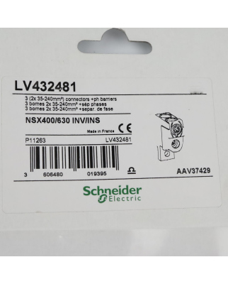 Schneider Electric Anschlussklemme LV432481 (3Stk.) OVP