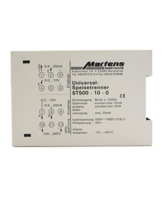 Martens Elektronik Speisetrenner ST500-10-0 GEB