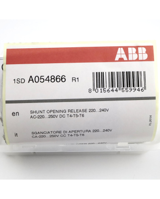 ABB Arbeitsstromauslöser 1SDA054866R1 OVP