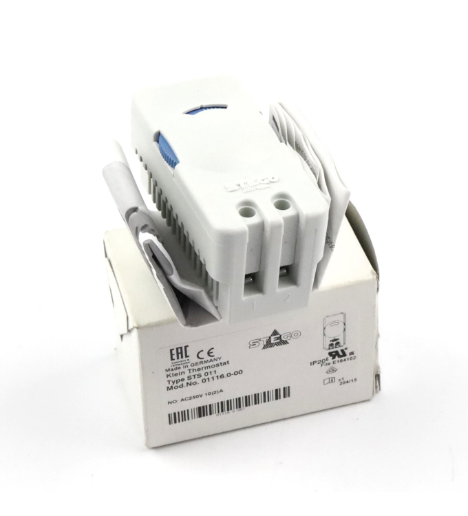 STEGO Schaltschrank-Thermostat STS 011 01116.0-00 AC250V OVP