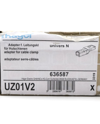 hager Adapter UZ01V2 (19Stk.) OVP