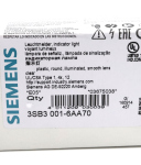 Siemens Leuchtmelder 3SB3001-6AA70 (9Stk.) OVP