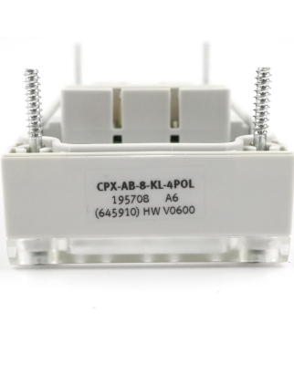 Festo Anschlussblock CPX-AB-8-KL-4POL 195708 GEB