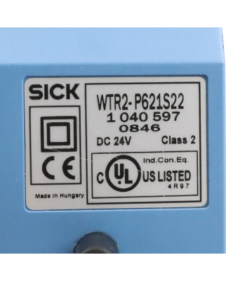 SICK Reflexions Lichttaster WTR2-P621S22 1040597 GEB
