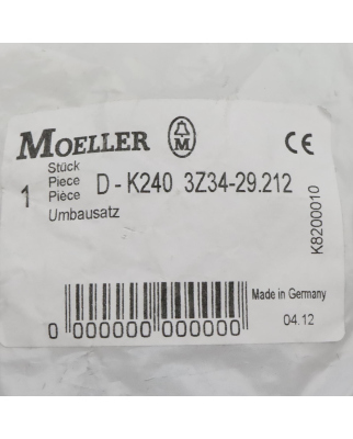 Moeller Umbausatz D-K240 3Z34-29.212 OVP