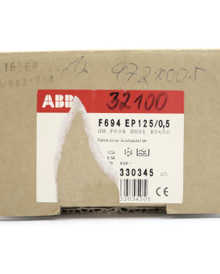 ABB FI-Schalter F694 EP 125/0,5 OVP