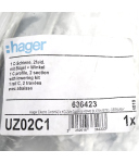hager C-Schiene UZ02C1 OVP
